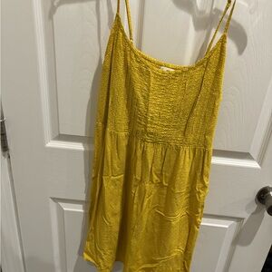 Old Navy Floral Yellow Dress